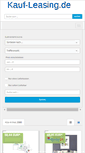 Mobile Screenshot of kauf-leasing.de